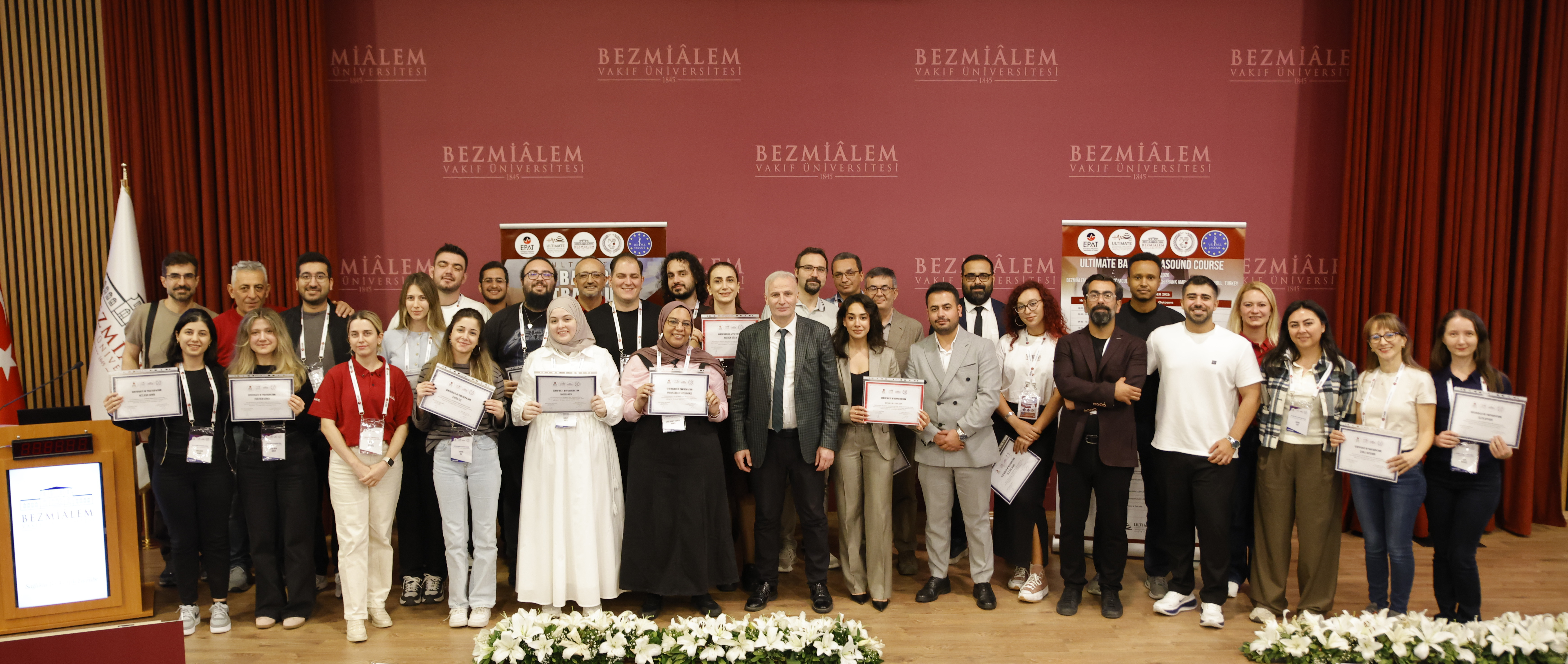 EACCME Akreditasyonlu Ultimate Basic Ultrasound Course başarıyla yapıldı.